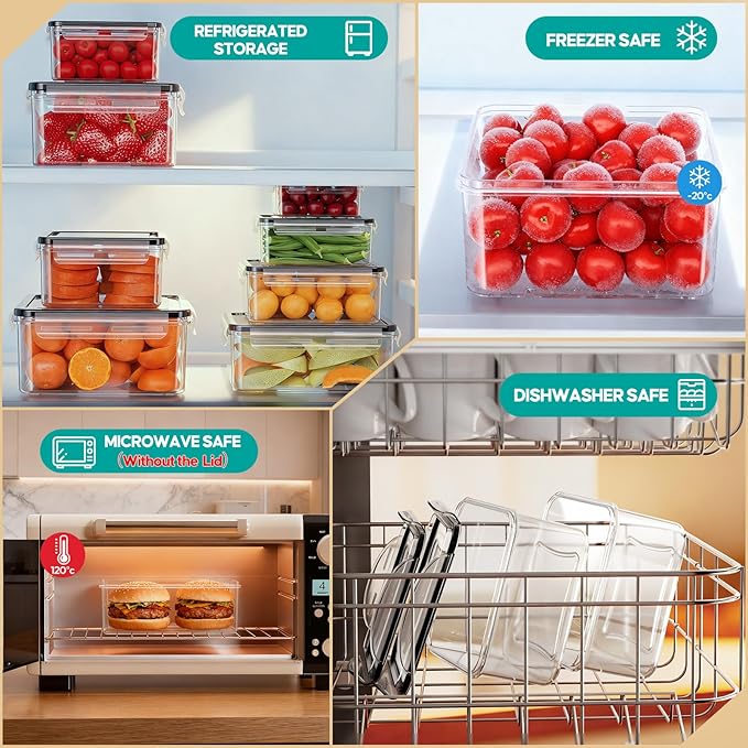 40 Pcs Food Storage Containers - Image 5
