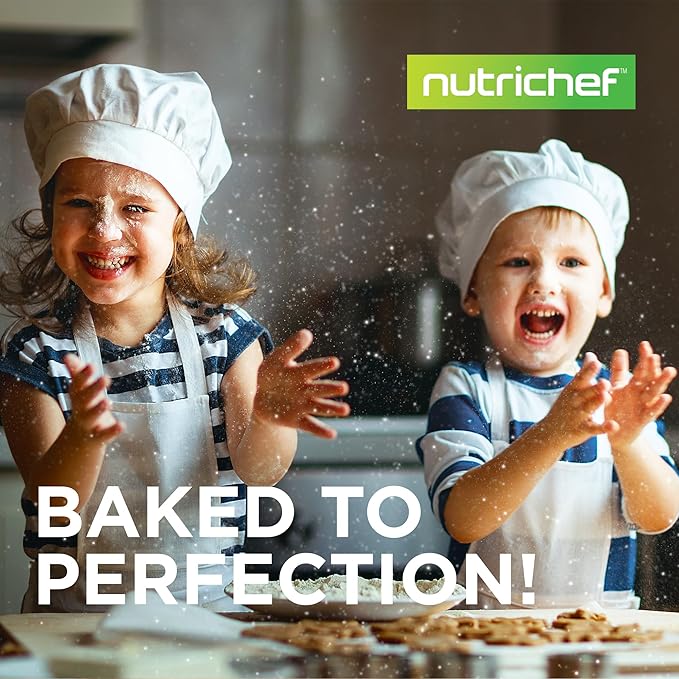NutriChef 3-Piece Cookie Sheets - Image 7