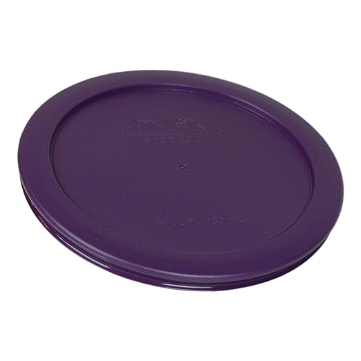 Pyrex 7201-PC 4-Cup Purple Food Storage Replacement Lid - Image 2