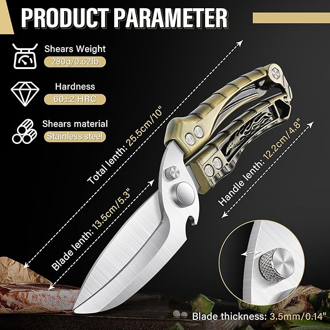 Dream Reach Kitchen Poultry Shears - Image 7