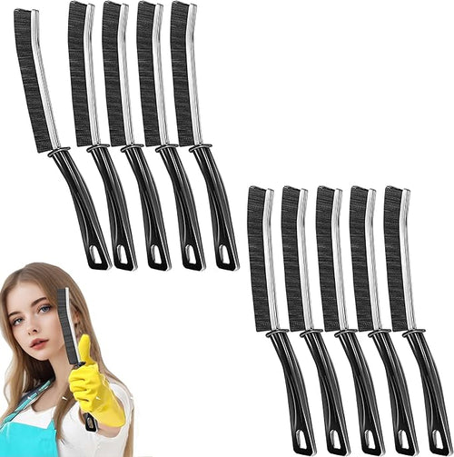 10Pcs Hard-bristled Crevice Cleaning Brush, Bathroom Cleaner Tools by BSFRNF