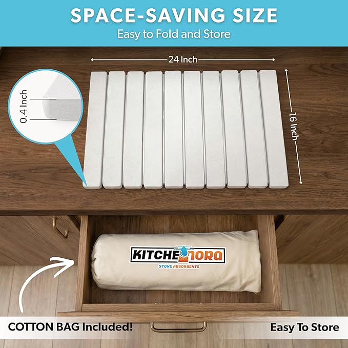 Stone Drying Mat for Kitchen Counter - Image 6