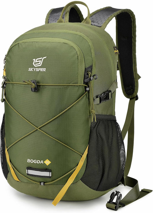 SKYSPER Small Hiking Daypack, 20L Lightweight Travel Backpacks Day Hike Pack with Waist Strap for Women Men