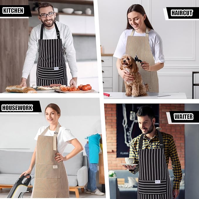 Janmercy 24 Pcs Aprons for Women Men - Image 6