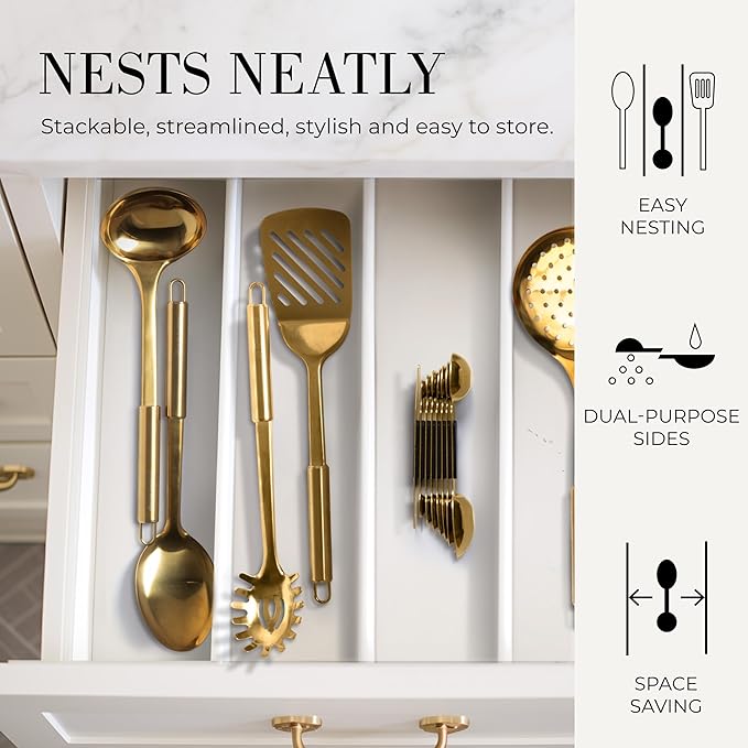 Gold Magnetic Measuring Spoons - Image 6