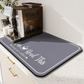 Coffee Bar Mat for Countertops 23inx15in, Absorbent Hide Stain Anti-Slip Cafe by Kuyig+Home