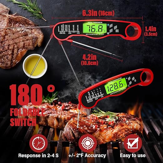 AWLKIM® 3 Pack Meat Thermometer - Image 3