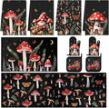 Fourluoo 10 Pcs Kitchen Dish Towels Rugs Oven Mitts and Pot Holders Set by Fourluoo