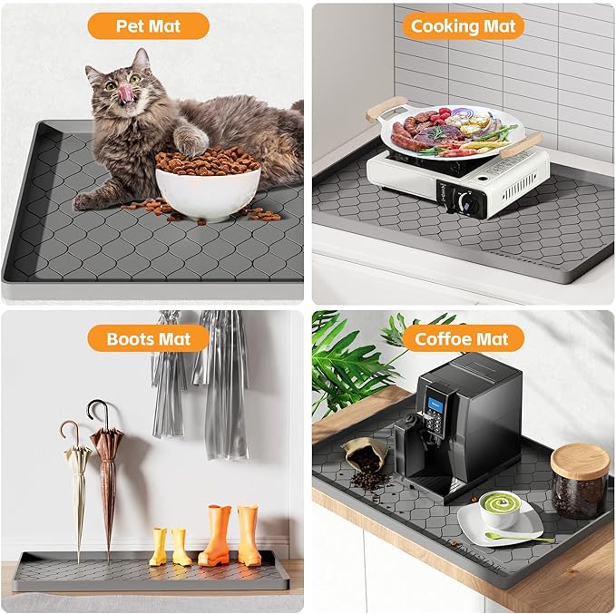 Winisok Silicone Under Sink Mat 34" x 22", kitchen Essentials and Gadgets - Image 5