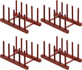 HBlife 4pcs Rosewood Wooden Dish Drying Rack by HBlife