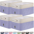 BALEINE 4 Pack Fabric Closet Storage Bins by BALEINE