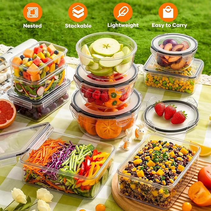 50 PCS Food Storage Containers - Image 7