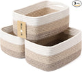 MiniArk Small Storage Baskets for Organizing | Closet Organizer Bins | Shelf by MiniArkStorageBasketsHome