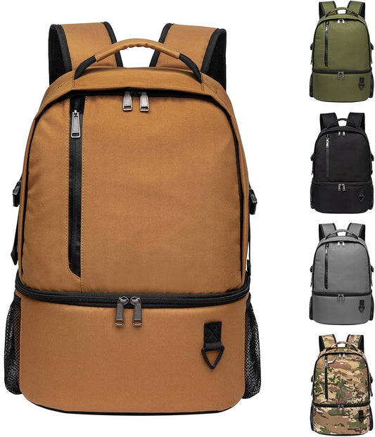 TUGUAN Insulated Cooler Backpack 38 Cans Double Deck Leakproof Lightweight Soft Lunch Backpack Small Cooler Bag Beach Picnic