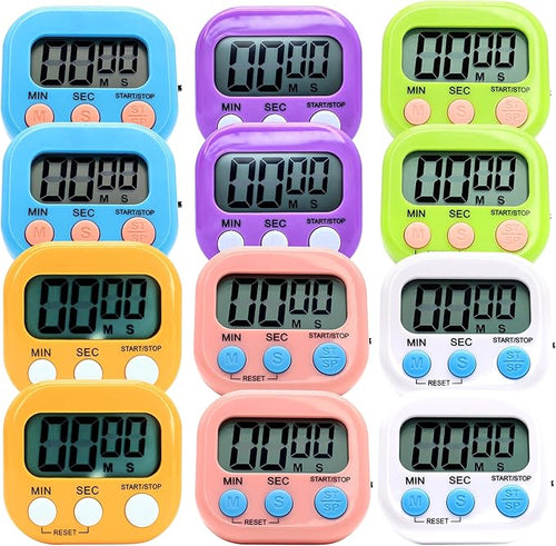 12 Pack Multi-Function Electronic Timer by Unknown