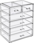 Sorbus Acrylic Makeup Organizer Set, 6-Drawer Vanity & Countertop Cosmetic by Sorbus