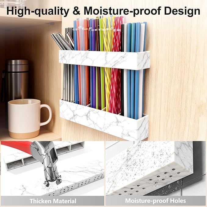 9.5” Large Acrylic Straw Holder - Image 5