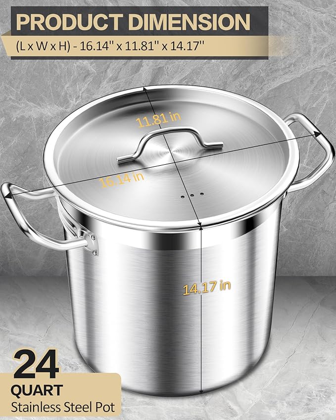 STOCKPOT Stainless Steel Stock Pot - Image 2