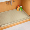 Jin&Bao Waterproof Under Sink Mat 34" x 22", Thick Silicone Mat Cabinet by Jin%26Bao