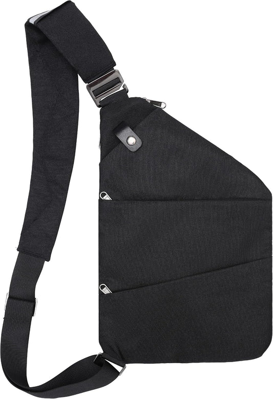 Anti Theft Crossbody Travel Bags for Women Men Cross Body Slim Sling Handbags with S Hook Antitheft