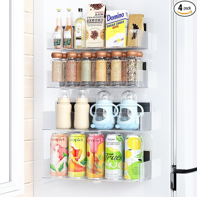 Mystozer Magnetic Spice Rack for Refrigerator, Kitchen Organizer and Storage by Mystozer