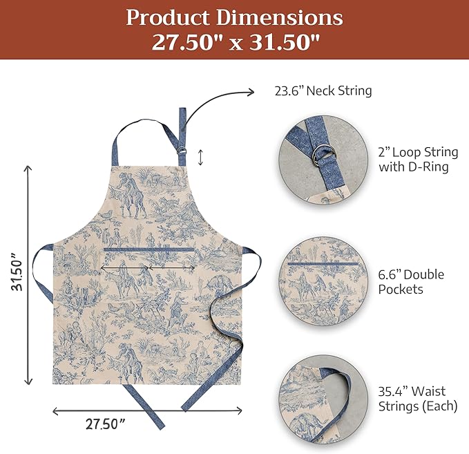 Maison d' Hermine 100% Cotton Apron - Image 7