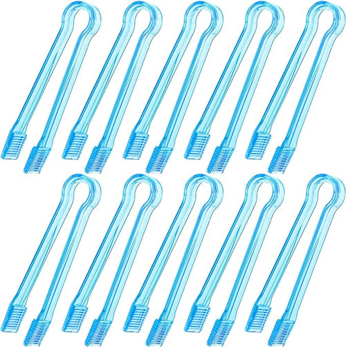 10 Pcs Plastic Buffet Serving Tongs, 6.3 Inches by Hmxpls