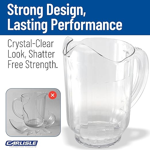 Carlisle FoodService Products Versapour Clear Pitcher Tall Pitcher - Image 8