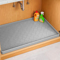 Jin&Bao Waterproof Under Sink Mat 28" x 19", Thick Silicone Mat Cabinet by Jin%26Bao