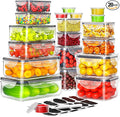 40 PCS Food Storage Containers by PONYCROSSINGTHERIVER