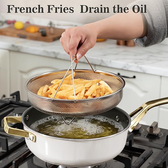 10-Inch Ceramic Non-Stick Cookware Set, 8-in-1 Multifunctional Cookware - Image 8