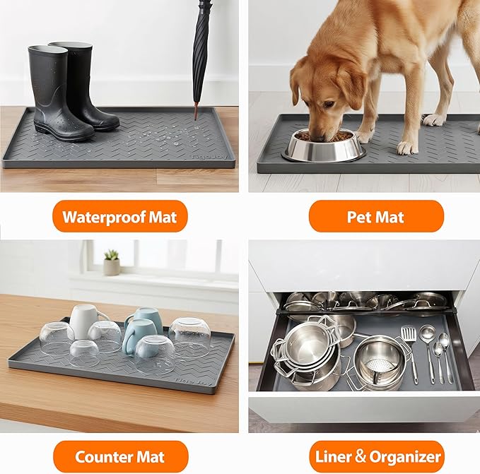TigeJoy 28" x 19" Under Sink Mats - Image 7