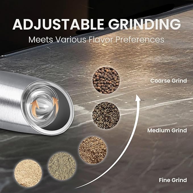 Rechargeable Salt And Pepper Grinder - Image 3