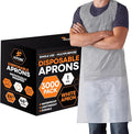 Xpose Safety 3000 White Plastic Disposable Aprons by XposeSafety