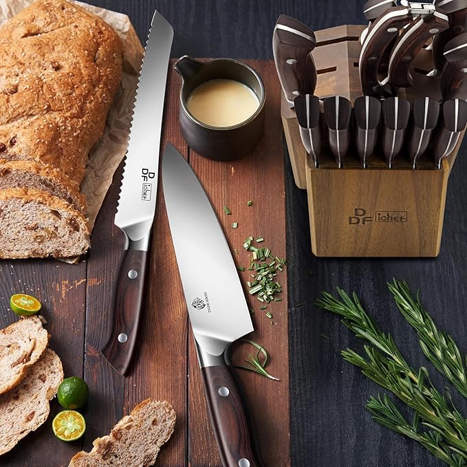 DDF iohEF Kitchen Knife Set, 16-Piece Knife Sets - Image 8