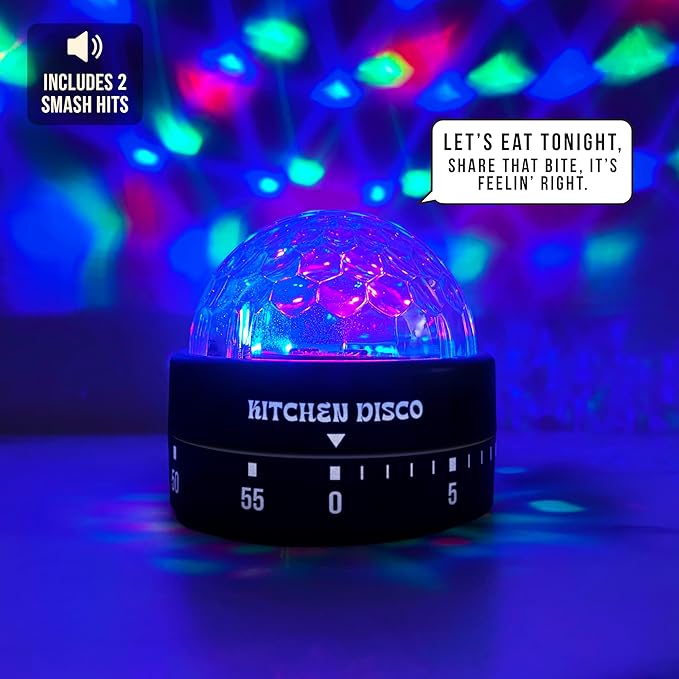 Gift Republic Kitchen Disco Light Up Timer – 60-Minute Countdown, Plays 2 Disco - Image 3