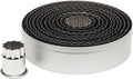 Ateco Fluted Edge Round Cutters in Graduated Sizes, Stainless Steel by Ateco