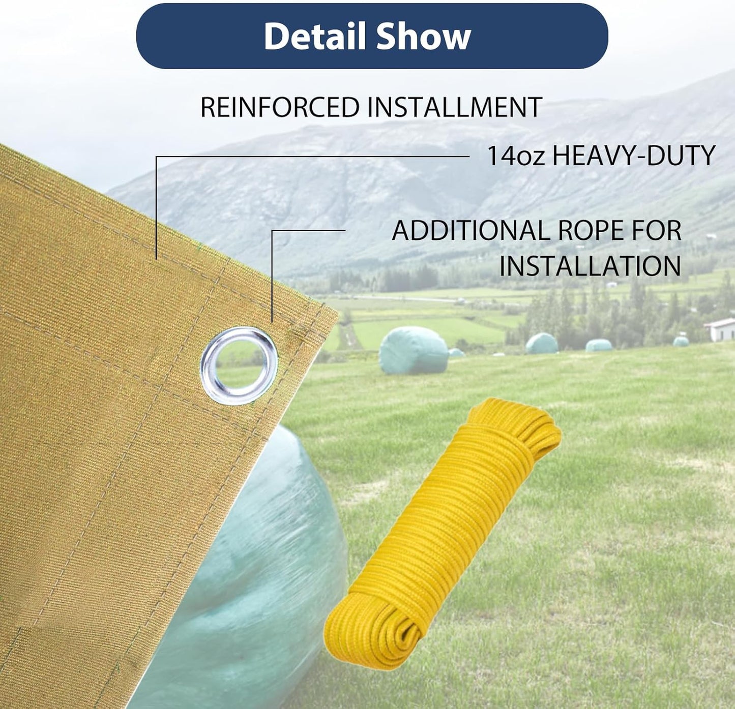 10’x16’ Canvas Tarps Heavy Duty Waterproof Tarpaulins with Aluminum Grommets,UV Resistant, 22Mil Multipurpose Drop Cloth, 14oz Cover Sheet for Outdoor and Indoor Use with Ropes Yellow