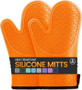 Silicone Oven Mitts, Heat Resistant 2PCS Oven Mitts by Unknown