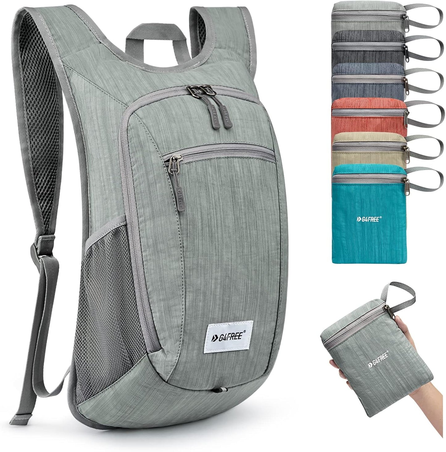 G4Free 10L/15L Hiking Backpack Lightweight Packable Hiking Daypack Small Travel Outdoor Foldable Shoulder Bag