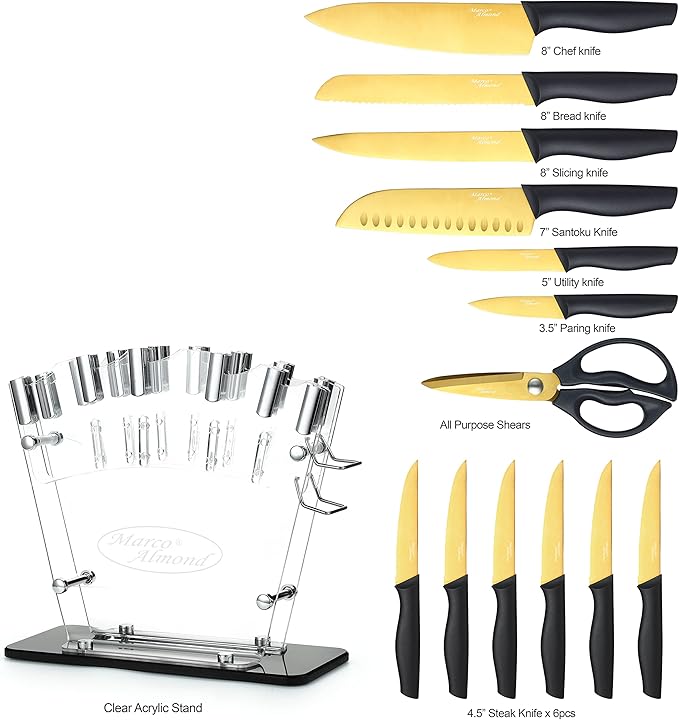 Marco Almond® Gold Knife Set - Image 7