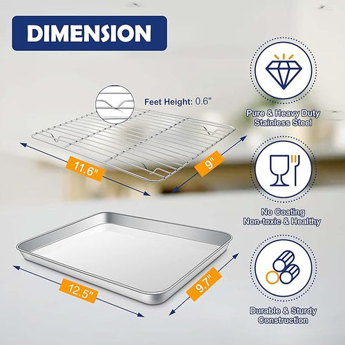 12.5 Inch Baking Sheet Pan - Image 2