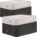 BALEINE 2 Pack Fabric Closet Storage Bins by BALEINE
