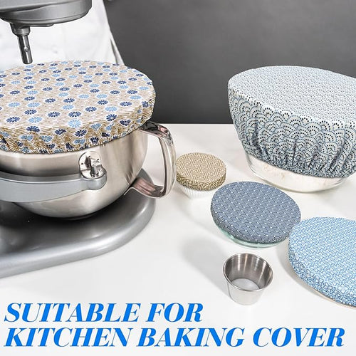 10 Pack Cloth Bowl Covers for Bread Rising - Image 2