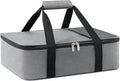 Insulated Casserole Carrier for Hot or Cold Food, Pie Carrier Bag Lunch Tote by MIAOJIE