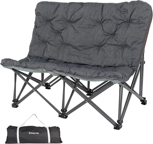 KingCamp Butterfly Chair Oversized XL Saucer Chair for Adults Padded Folding Comfy Camping Chairs for Teens Kids 300lbs Heavy Duty with High Back for Bedroom Living Room Dorm Rooms Outdoor Patio Lawn