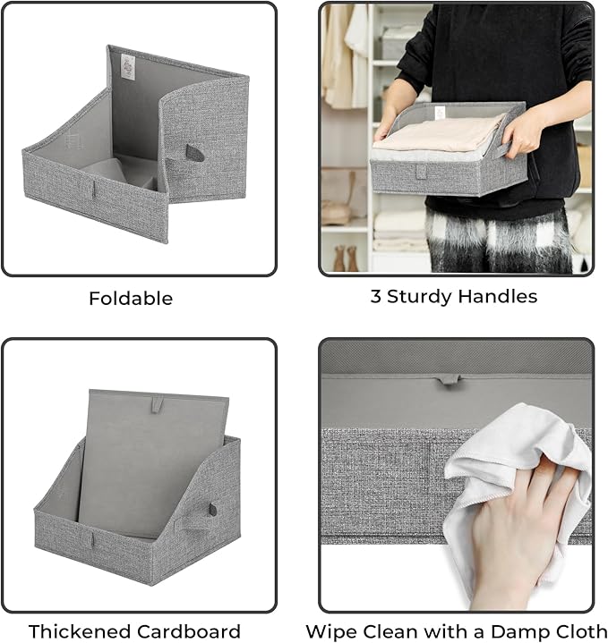 GRANNY SAYS Trapezoid Storage Bins, Closet Storage Bins, Purse Storage - Image 7