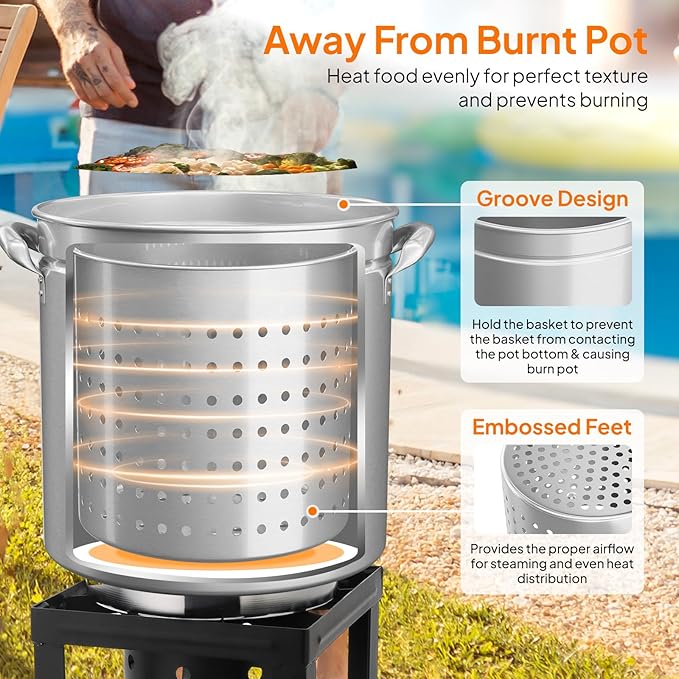 Bonnlo 50QT Turkey Fryer Pot - Image 4