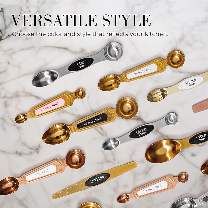 Gold Magnetic Measuring Spoons - Image 8