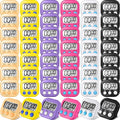 Macarrie 48 Pcs Digital Kitchen Timer Bulk Small Magnetic Backing Stand Timer by Macarrie